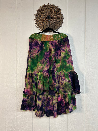 Crepe Sari Dahlia Skirt 1026 182