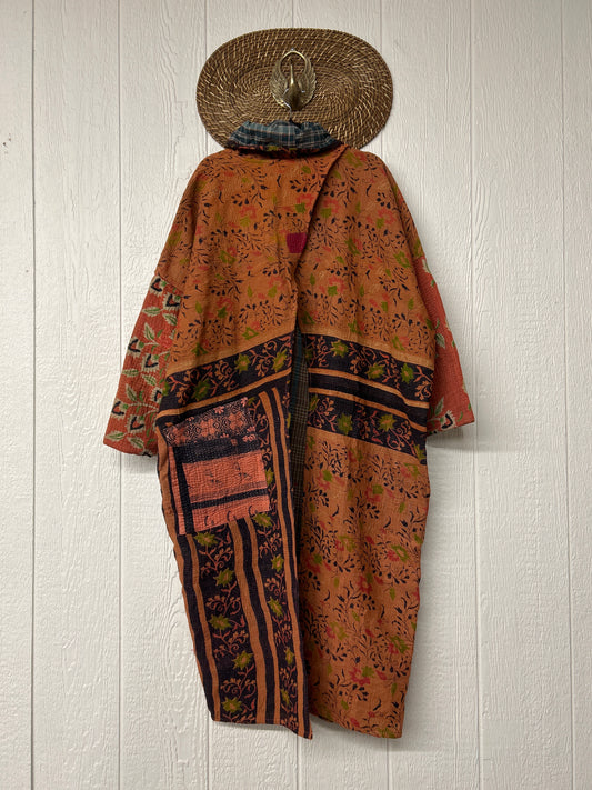 Fine Kantha Cowl Split Pullover 1225 031