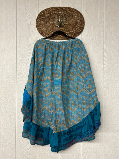 Pareo Kantha Wild Rose Skirt 0426 178