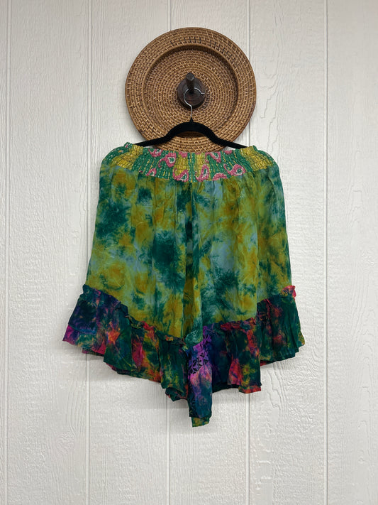 Crepe Sari Lover Cropped Culottes 0726 266