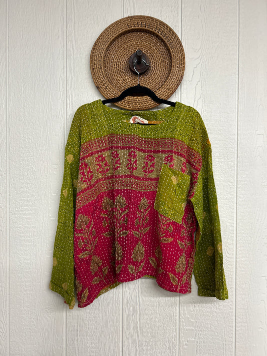 Pareo Kantha Wanderer Pocket Crop Top 0226 050