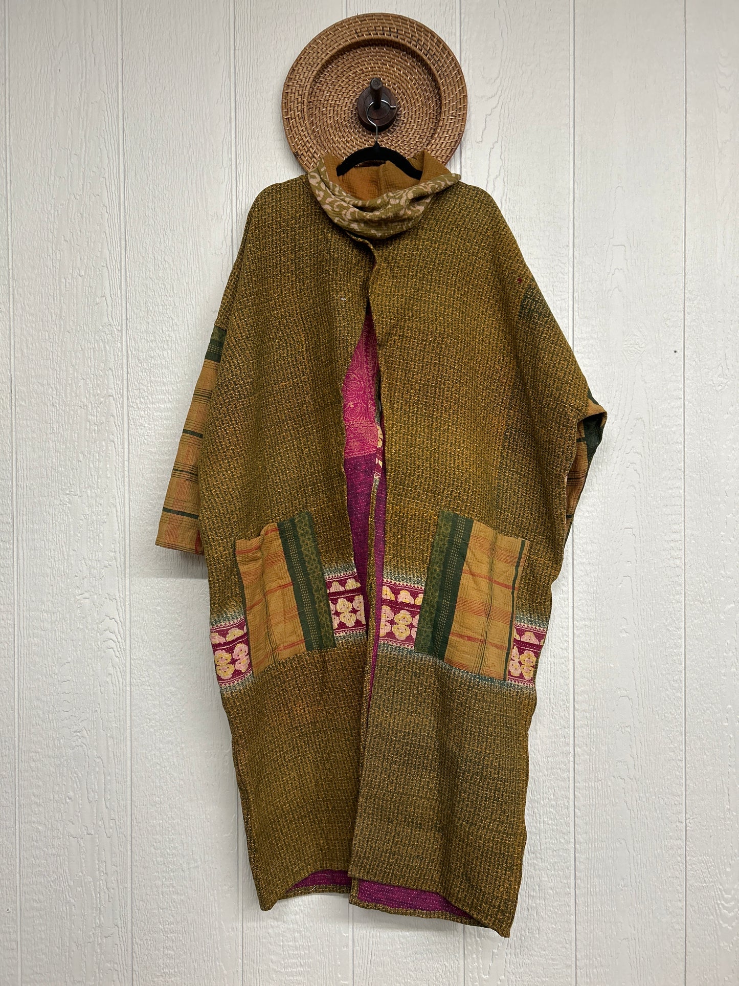 Fine Kantha Cowl Split Pullover 1225 275