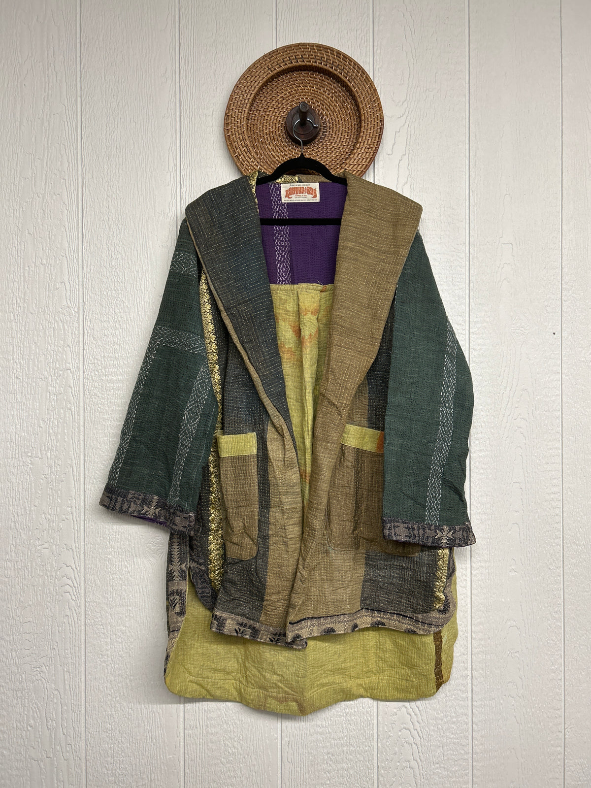 Fine Kantha Drifter Coat 1026 264