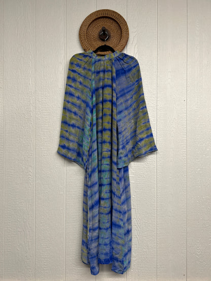 Crepe Sari Woodstock Duster Dress 0226 158