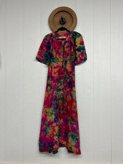 Crepe Sari Summer Woodstock Duster 0626 071