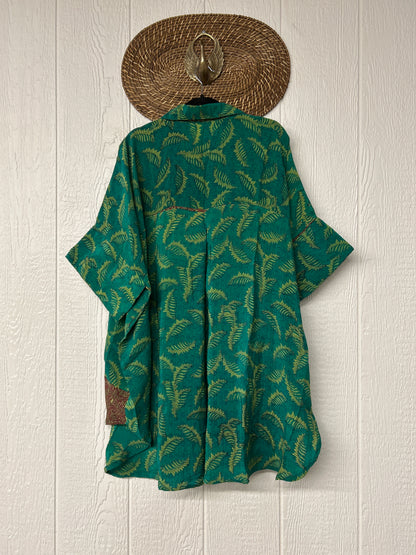 Crepe Sari Free To Be Button Down 0626 041