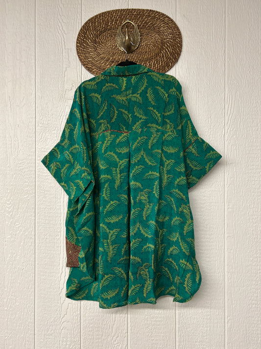 Crepe Sari Free To Be Button Down 0626 041