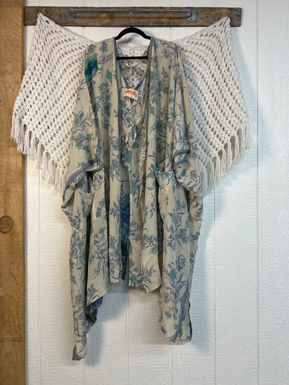 Crepe Sari Orchid Kimono 0626 212