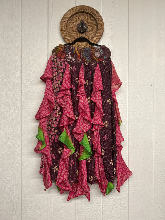 Pareo Kantha Willow Maxi Skirt 0826 232