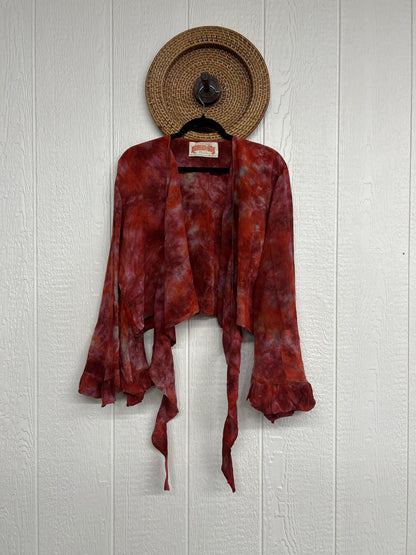 Crepe Sari Zeppelin Crop Shrug 0426 091