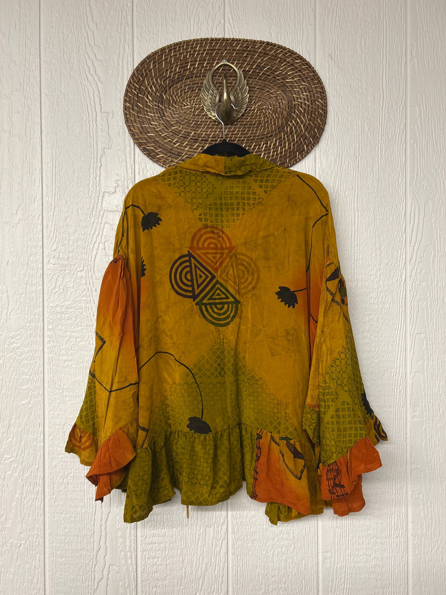 Crepe Sari Wild Rose Top 1225 162