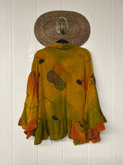 Crepe Sari Wild Rose Top 1225 162