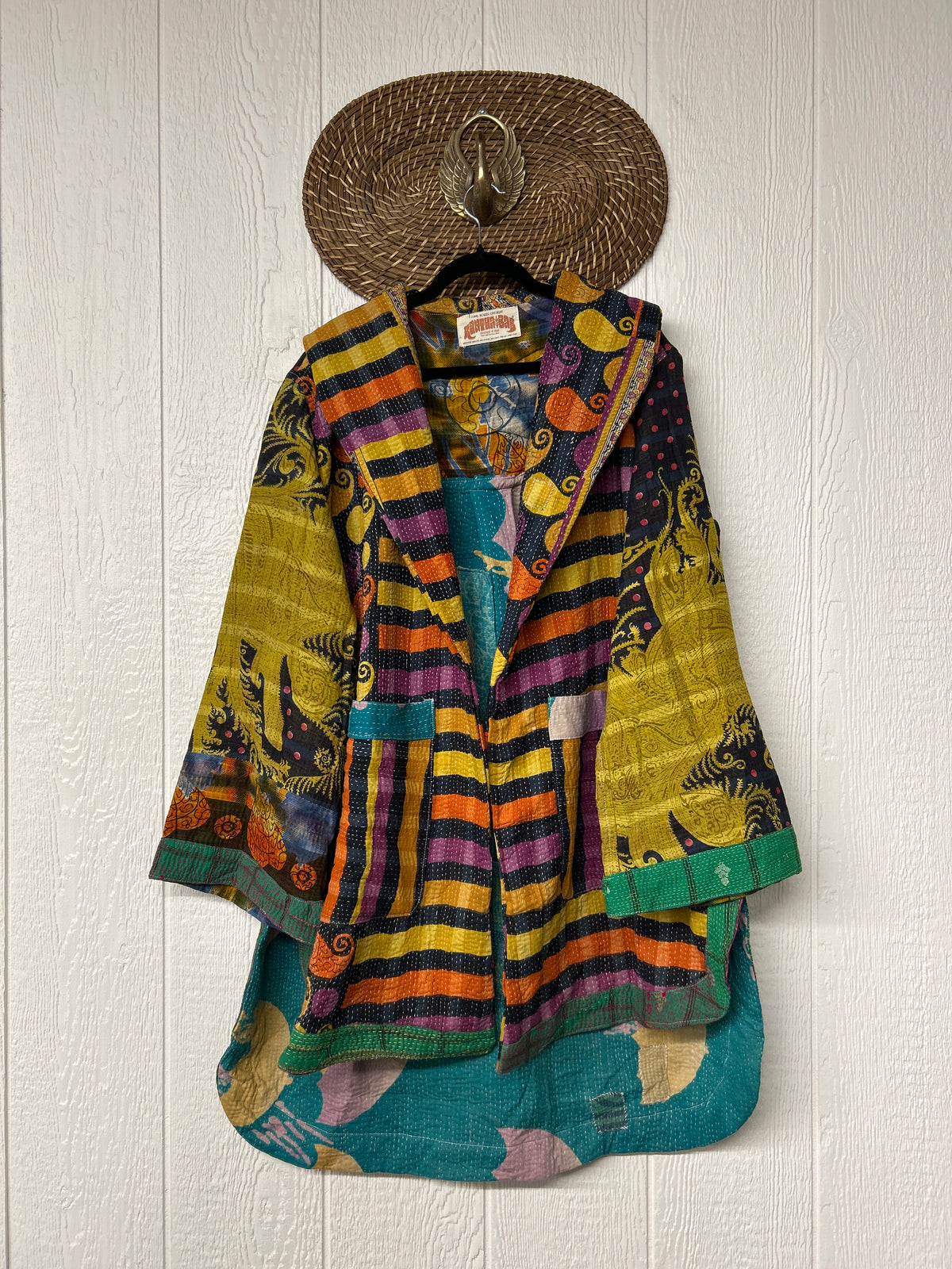 Fine Kantha Drifter Coat 1026 139