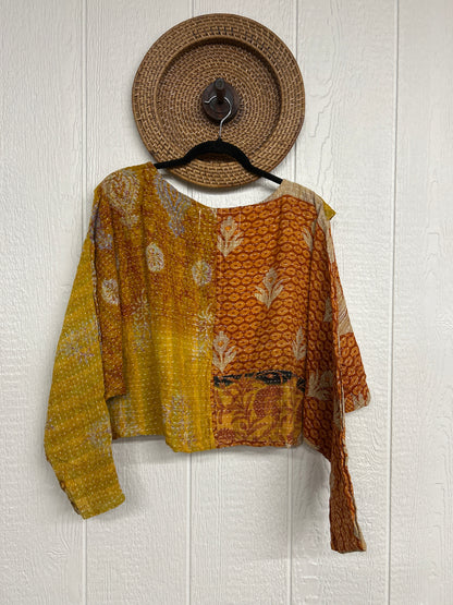 Pareo Kantha In Bloom Cropped Pullover 0326 054