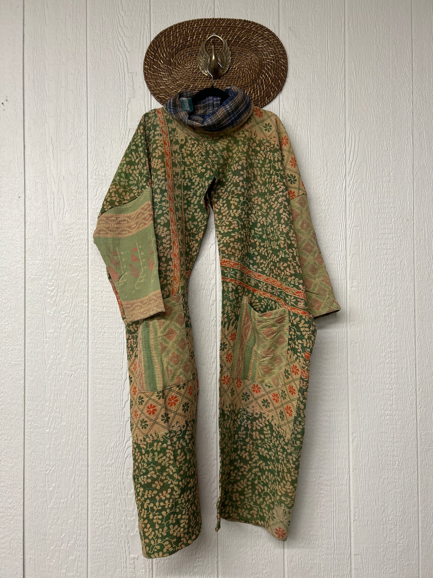 Fine Kantha Cowl Split Pullover 1225 100