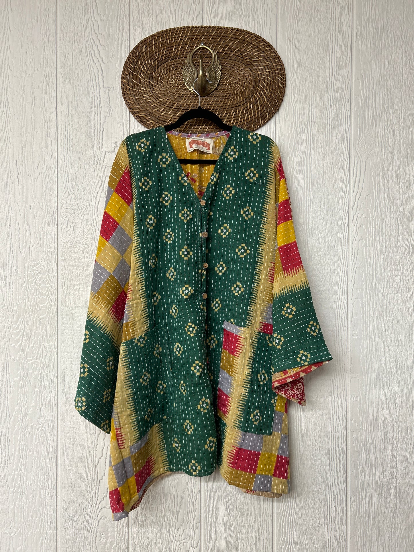 Pareo Kantha Gaia Button-Down Kimono 0126 154