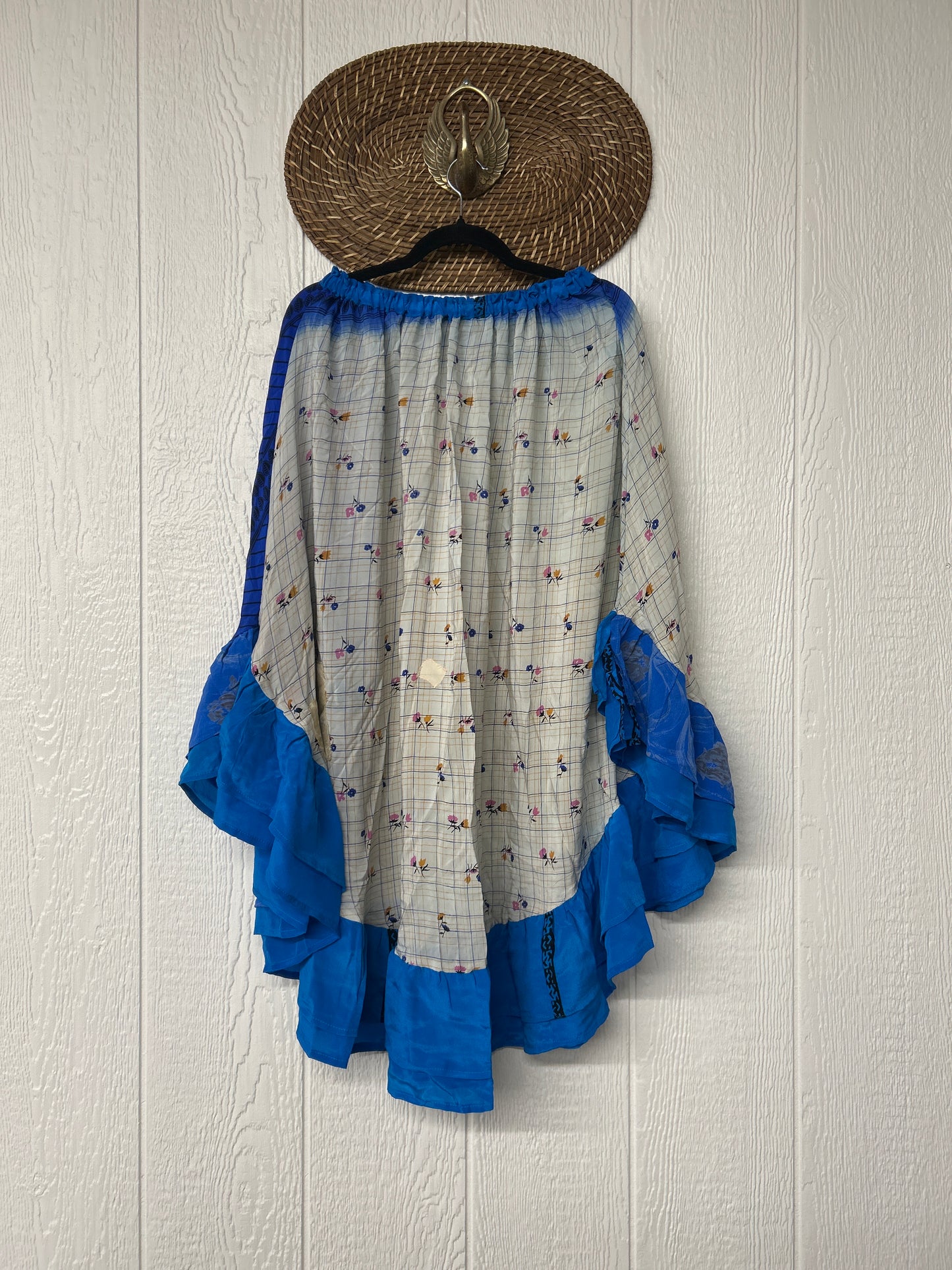 Crepe Wild Rose Skirt 1025 046