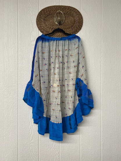 Crepe Wild Rose Skirt 1025 046