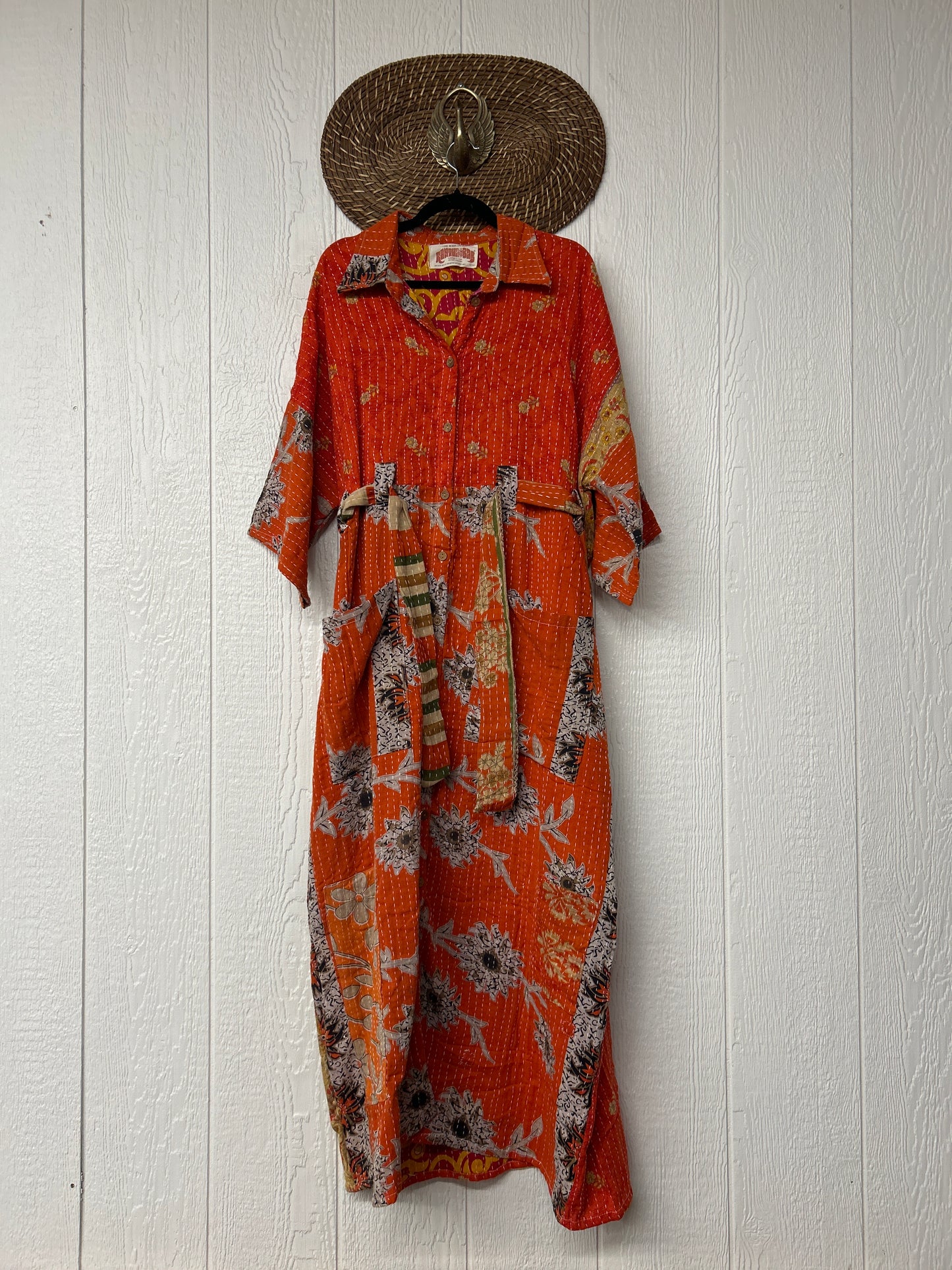 Pareo Kantha Gravity Duster Dress 0226 008