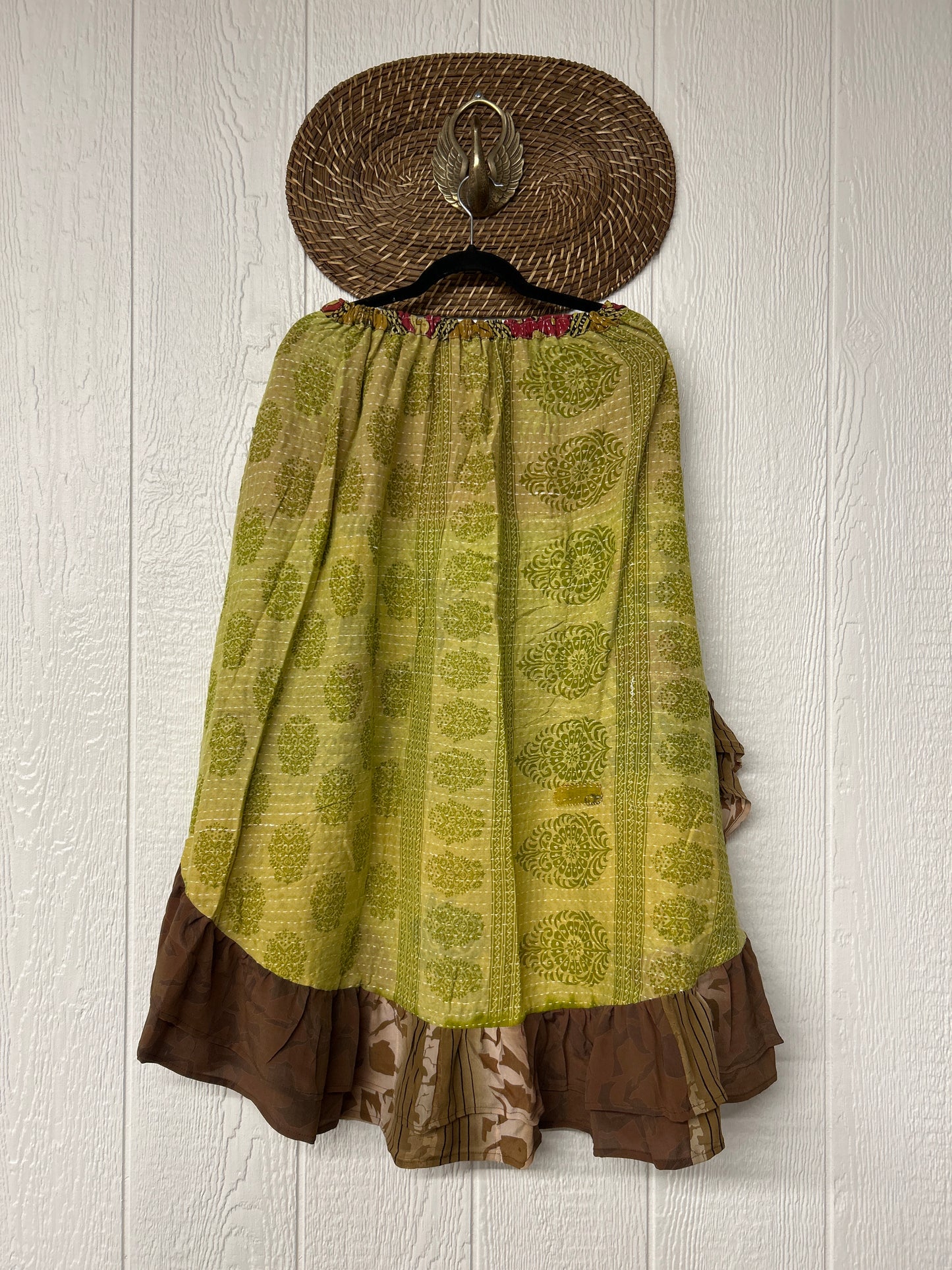 Pareo Kantha Wild Rose Skirt 0426 088