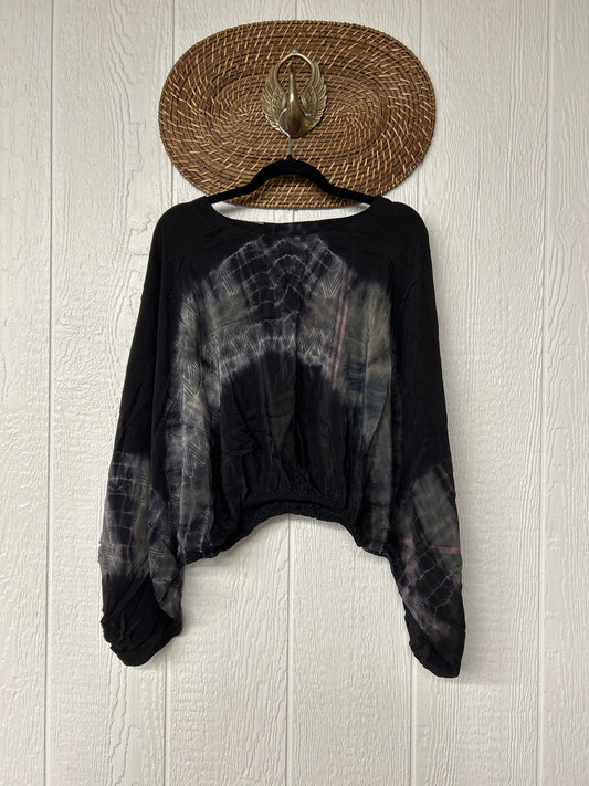 Crepe Sari Luna Crop Top 0526 004