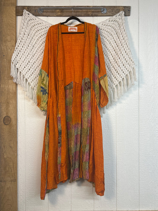 Crepe Sari Evermore Kimono 0326 023