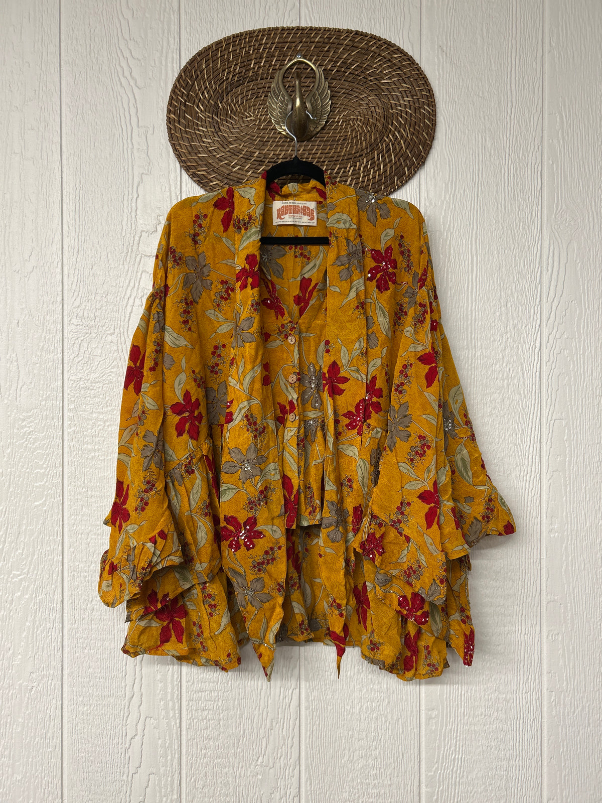 Crepe Sari Wild Rose Top 1026 218