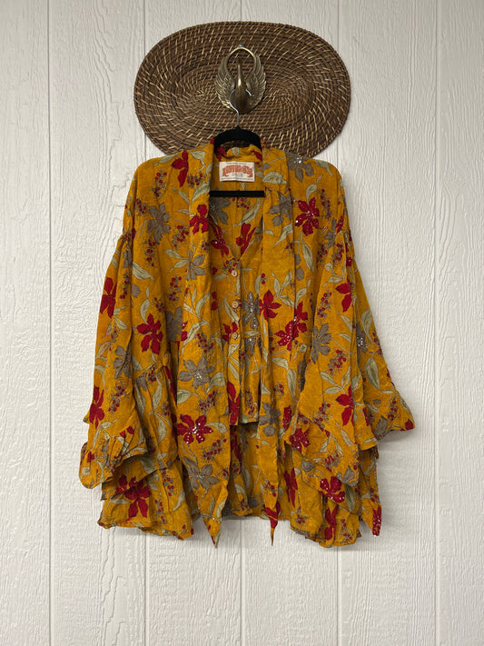 Crepe Sari Wild Rose Top 1026 218
