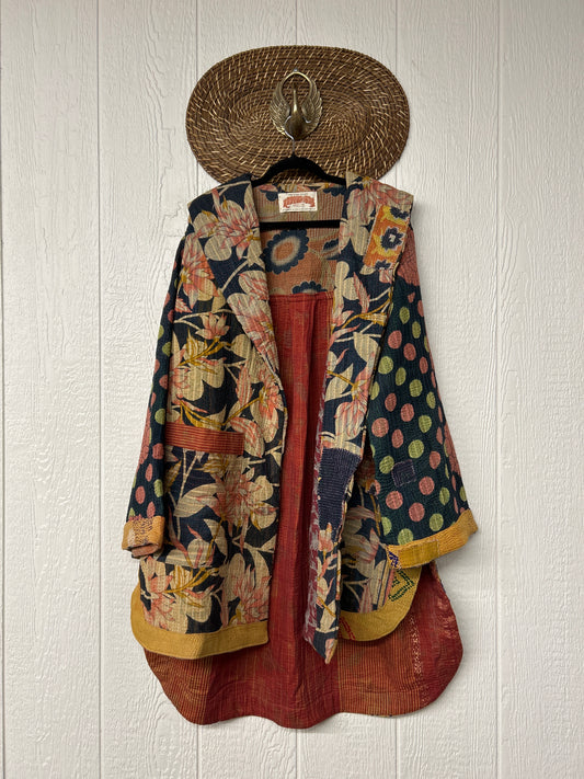 Fine Kantha Drifter Coat 1026 150