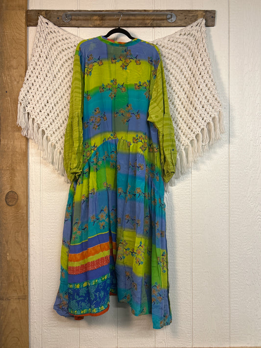 Crepe Sari Evermore Kimono 0326 101