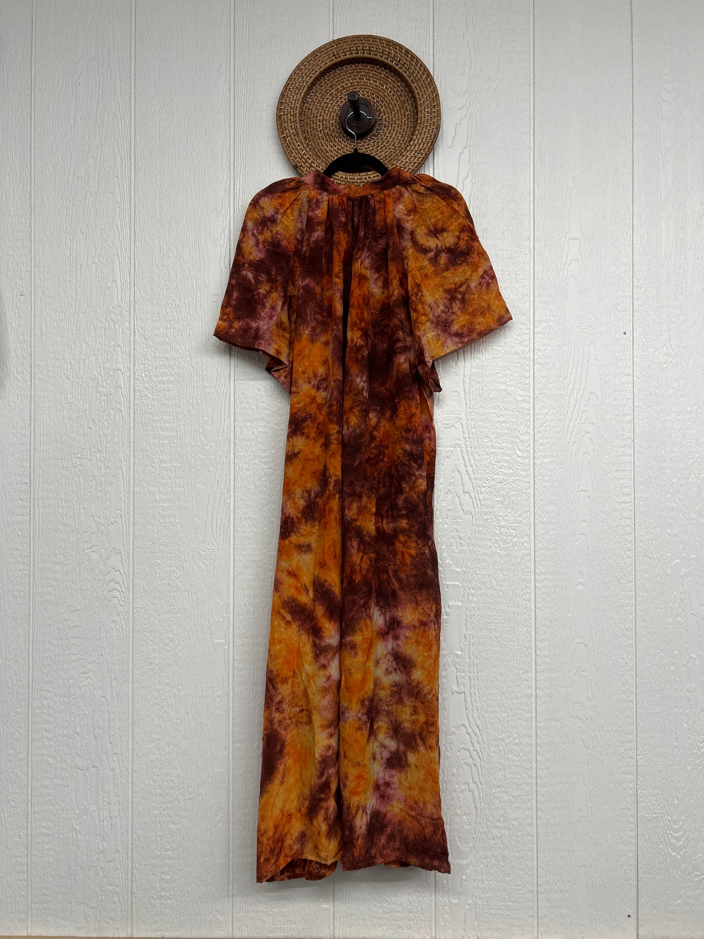Crepe Sari Summer Woodstock Duster 0626 088