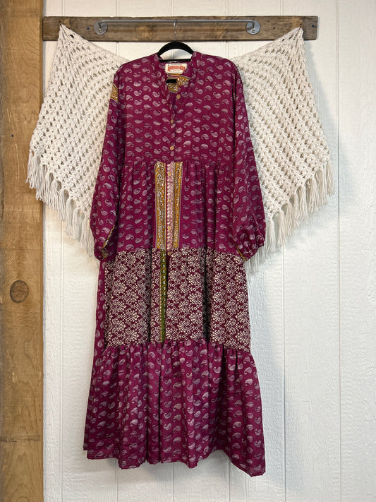 Rasgulla Sari Luminous Maxi Dress 0226 255