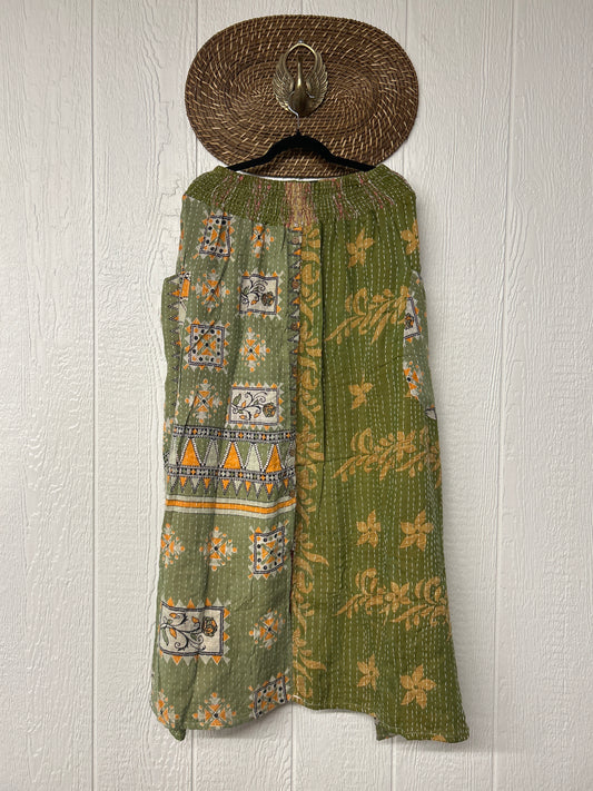 Pareo Kantha Butterfly Cargo Skirt 0426 069