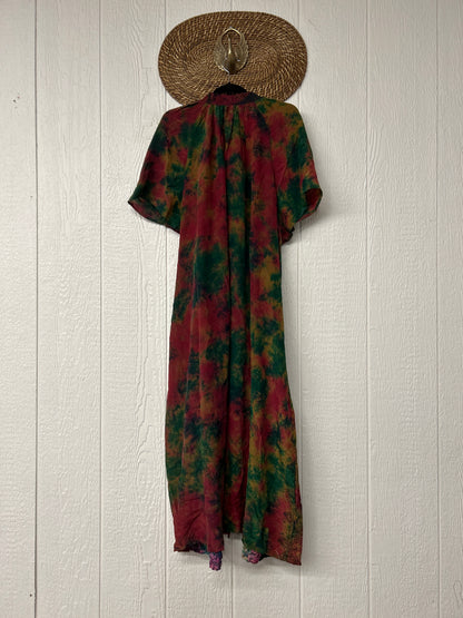 Crepe Sari Summer Woodstock Duster 0626 234
