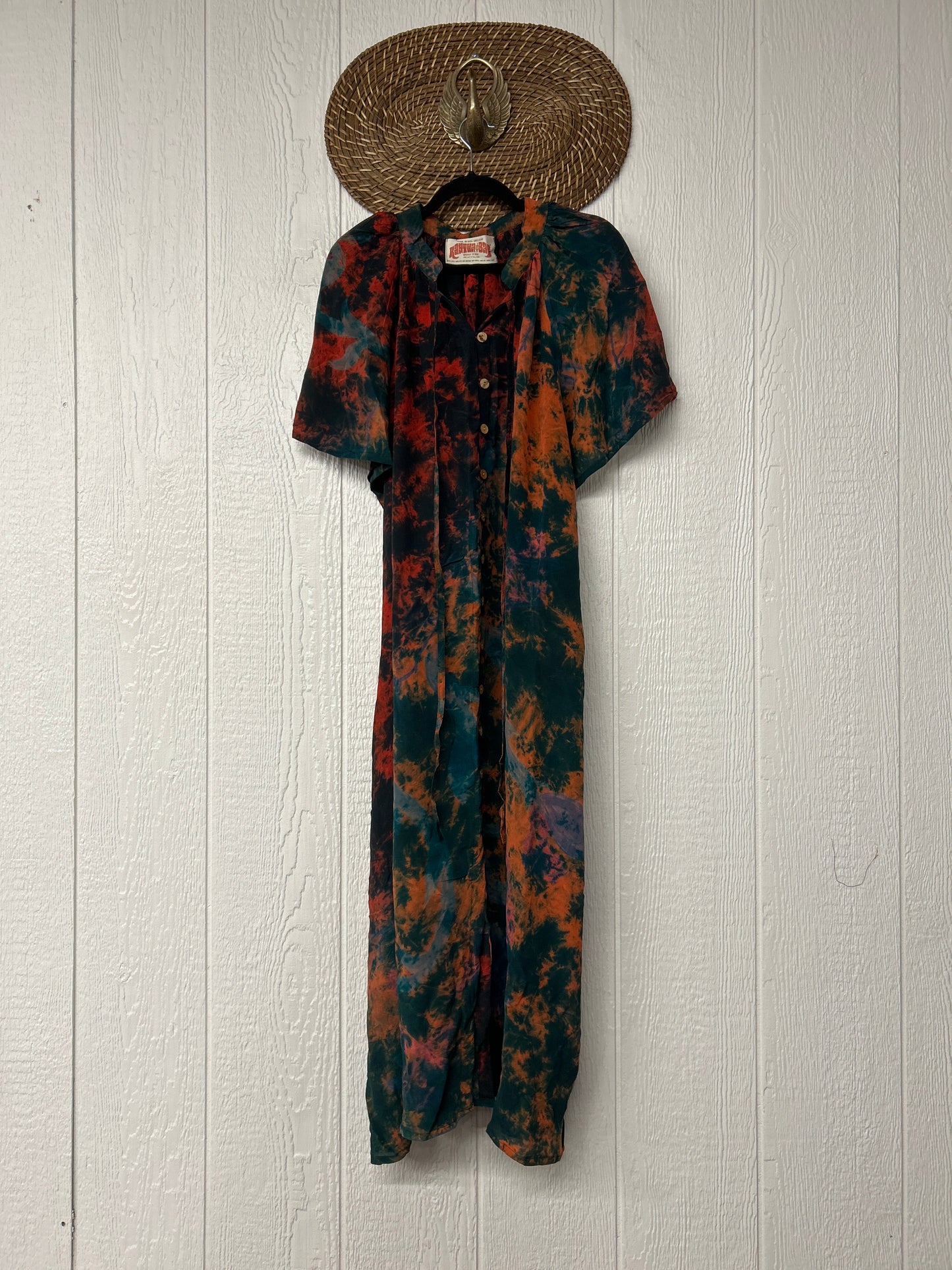 Crepe Sari Summer Woodstock Duster 0626 190