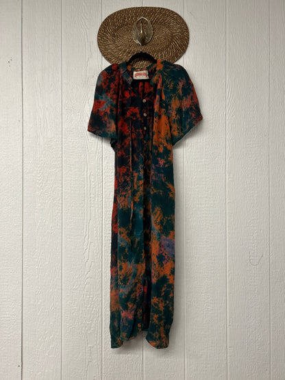 Crepe Sari Summer Woodstock Duster 0626 190