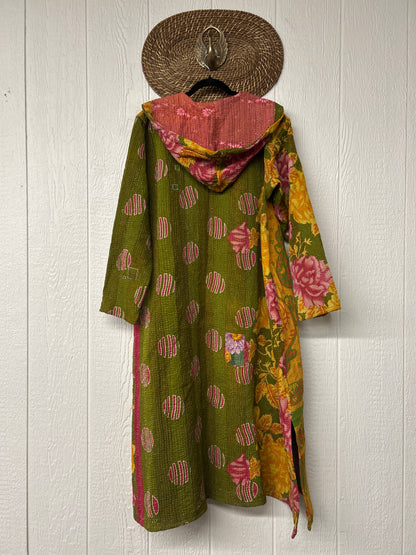 Fine Kantha Rising Sun Coat 1026 013