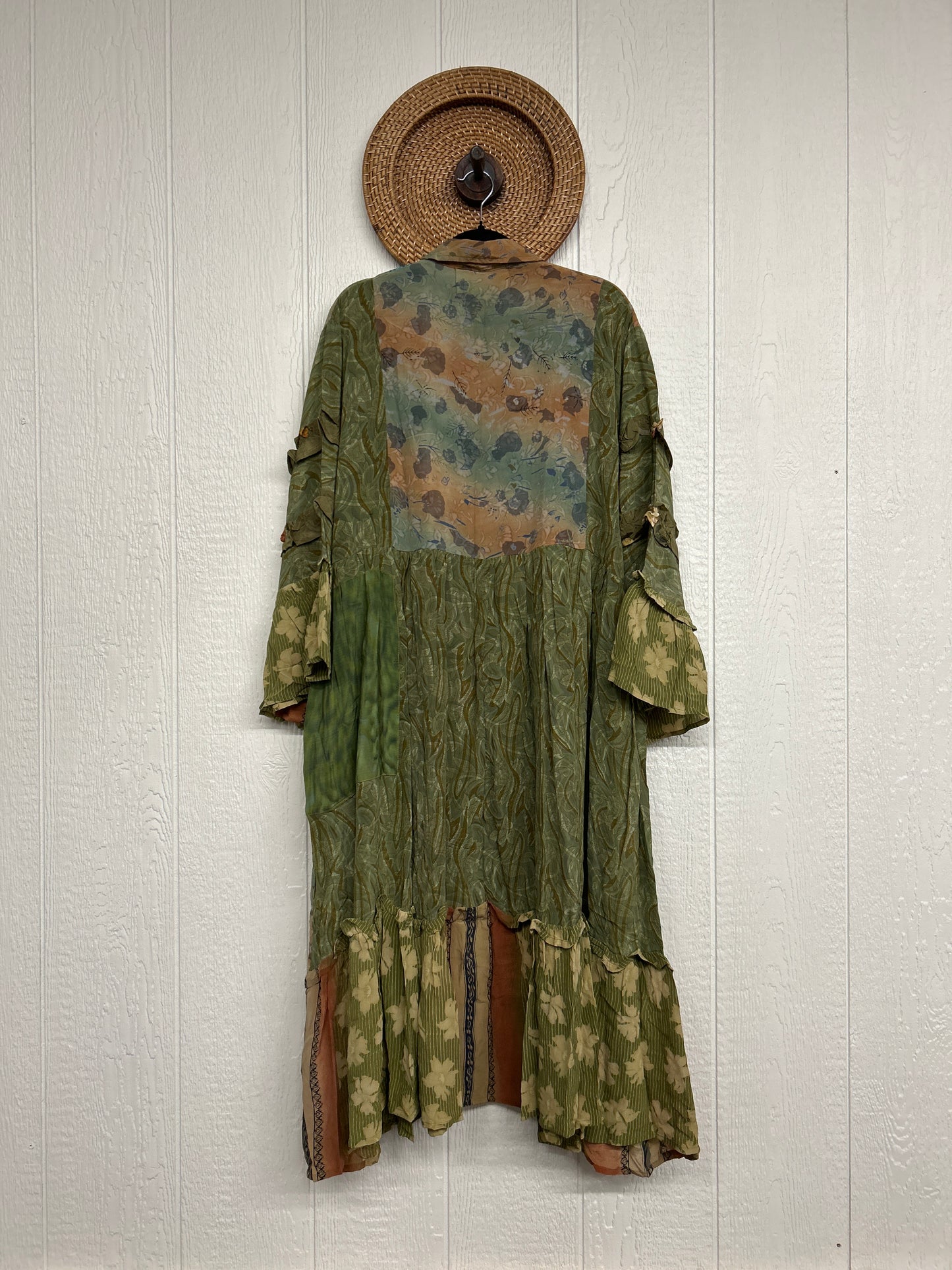 Crepe Sari Rhiannon Duster Dress 0226 173