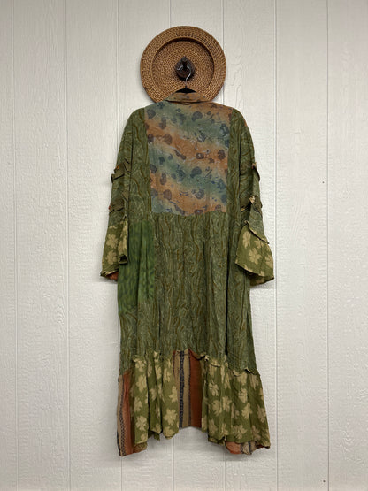 Crepe Sari Rhiannon Duster Dress 0226 173