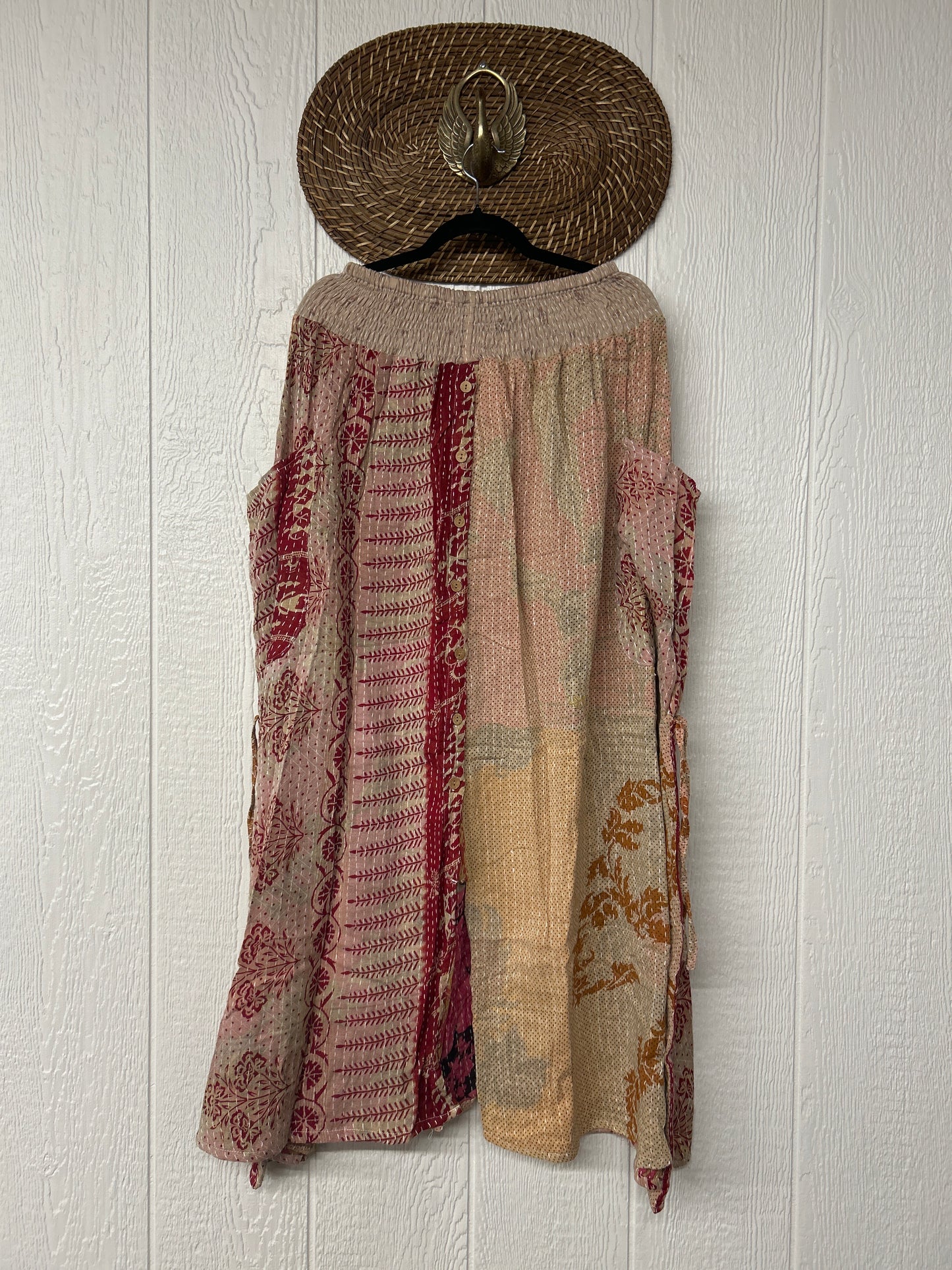Pareo Kantha Butterfly Cargo Skirt 0426 056