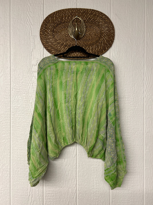 Crepe Sari Luna Crop Top 0526 010