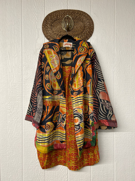 Fine Kantha Drifter Coat 1026 072