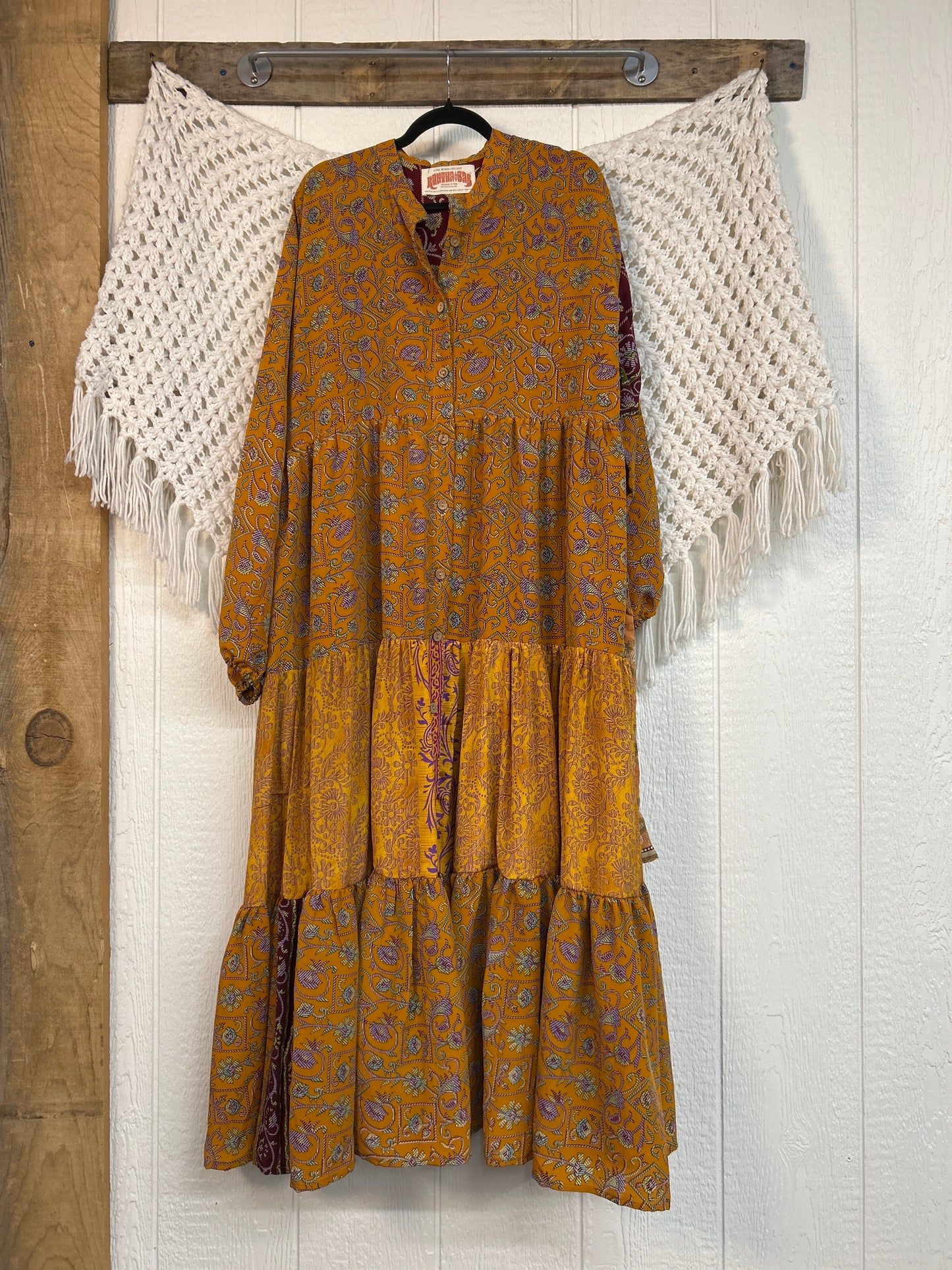 Rasgulla Sari Luminous Maxi Dress 0226 248