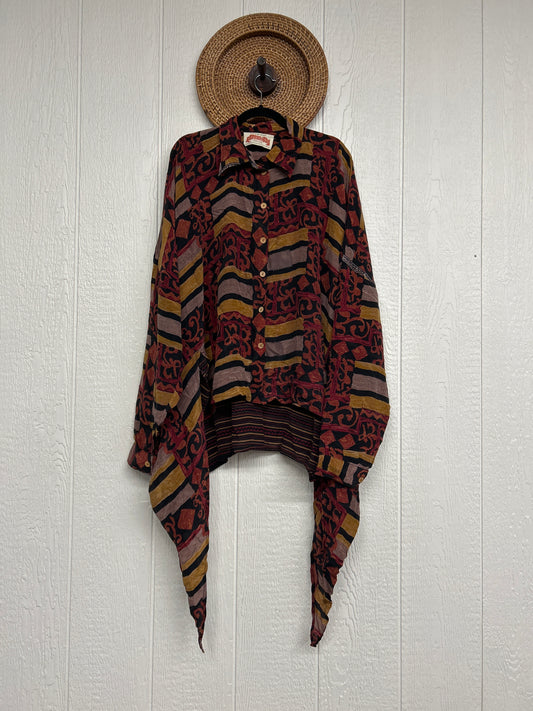 Crepe Sari Nirvana Button Down 1125 177