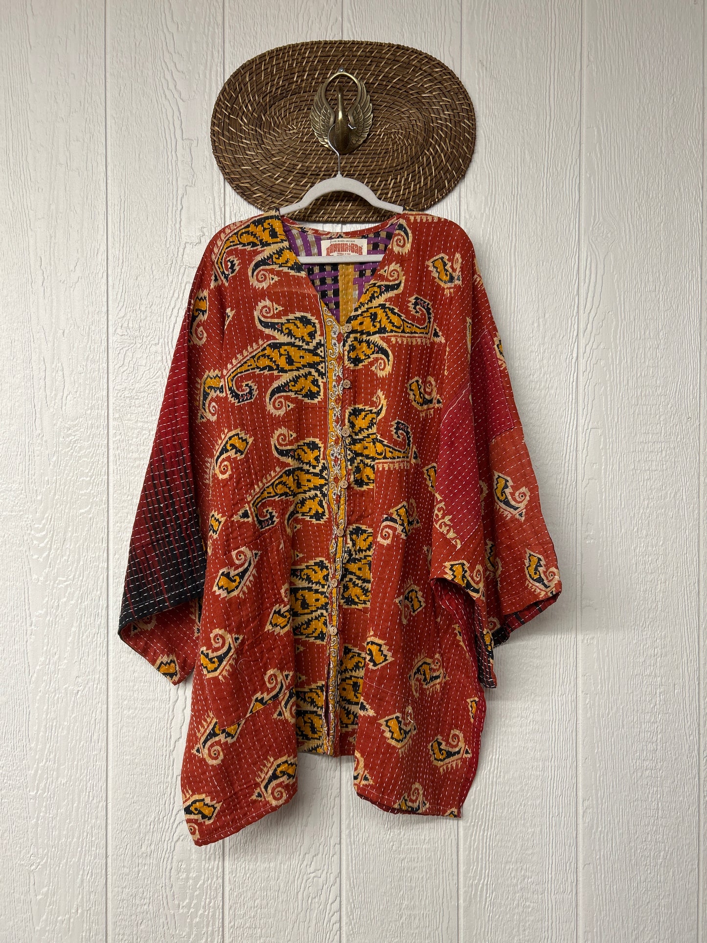 Pareo Kantha Gaia Button-Down Kimono 0126 077
