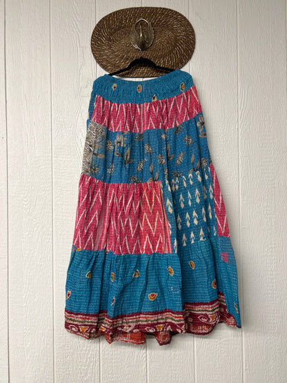Pareo Kantha Lotus Maxi Skirt 0826 208