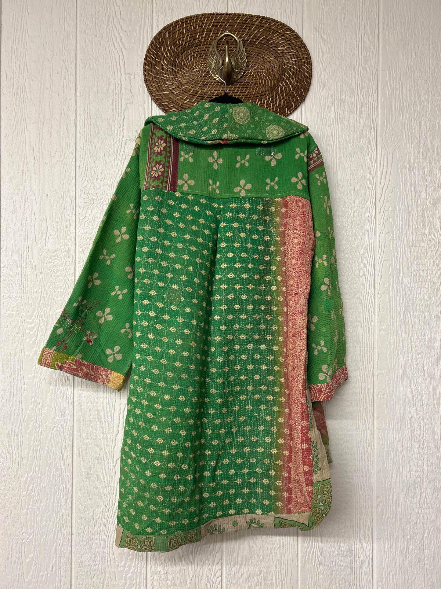 Fine Kantha Drifter Coat 1125 038