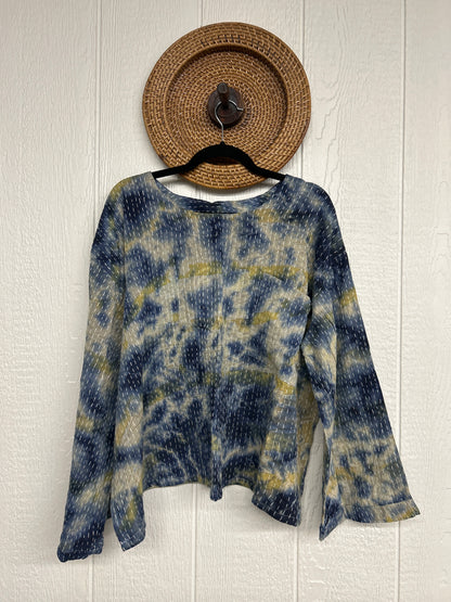 Pareo Kantha Wanderer Pocket Crop Top 0526 020