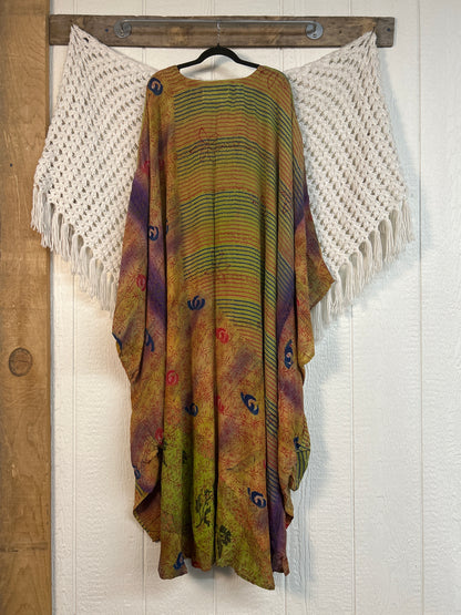 Crepe Sari Bowie Muu Dress 0826 070