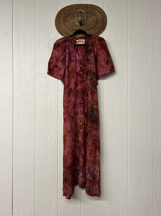 Crepe Sari Summer Woodstock Duster 0626 253